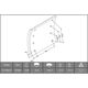 SET OF DRUM BRAKE LININGS